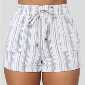 Beach Striped Shorts - MultiColor